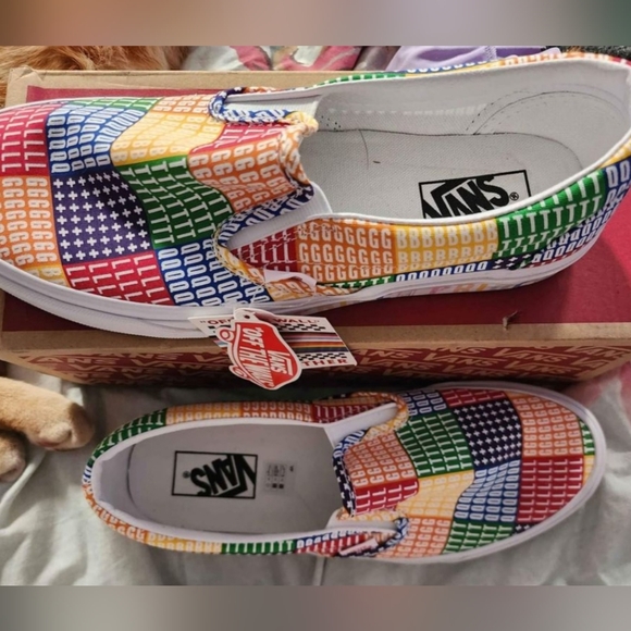 Rainbow Vans slip on - Picture 3 of 3